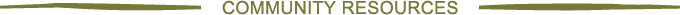 COMMUNITY RESOURCES