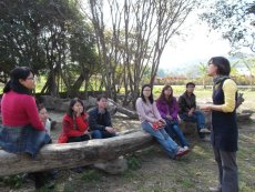來自大陸的青年協作者訪問台灣，學習社區營造。