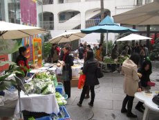 Farmers markets are regularly held in different locations in Beijing.