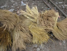 Villagers from Liufang Village at Liping County in Guizhou are trained about the hazards of  domestic chemical products and are encouraged to use traditional methods for personal hygiene, such as burning glutinous rice grass to ash which in turn is used to make alkaline water for washing heads and clothes.